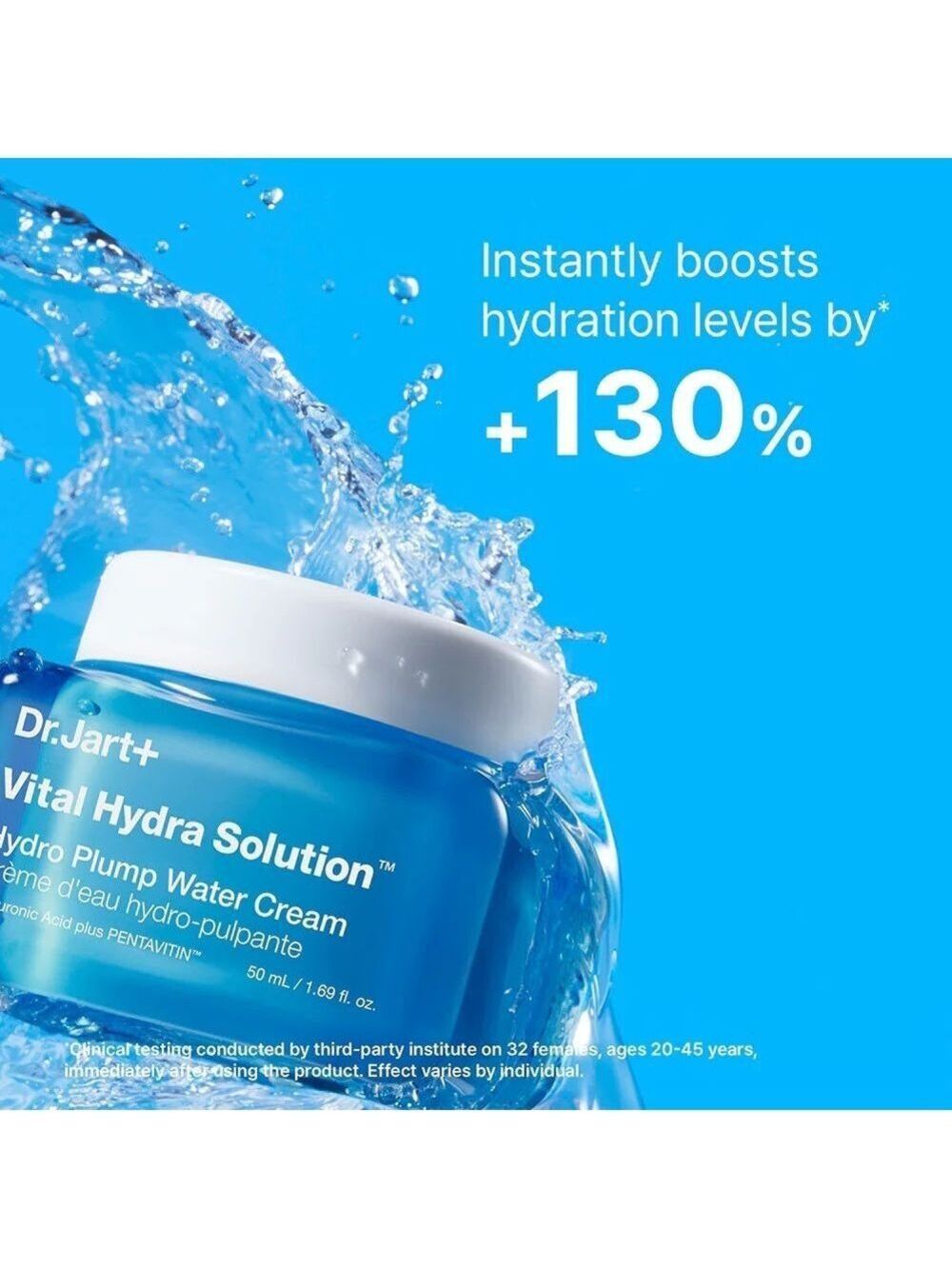 Dr. Jart+ Vital Hydra Solution Hydro Plump Water Cream Glow Moisturizer 🆕 50mL - Picture 4 of 13